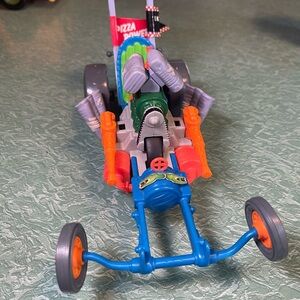 1990 Teenage Mutant Ninja Turtles Sewer Dragster Original Vintage